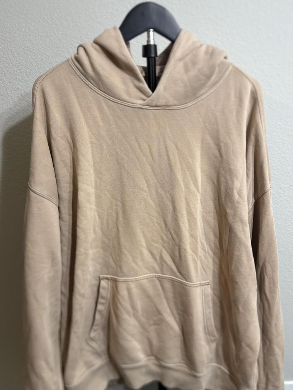 Abercrombie & Fitch Men's Tan and Cream Hoody